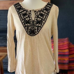 Lucky Brand embroidered shirt